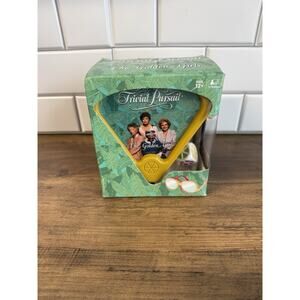 Trivial Pursuit: The Golden Girls Edition – Bite-Vintage-Size Travel Game- New!